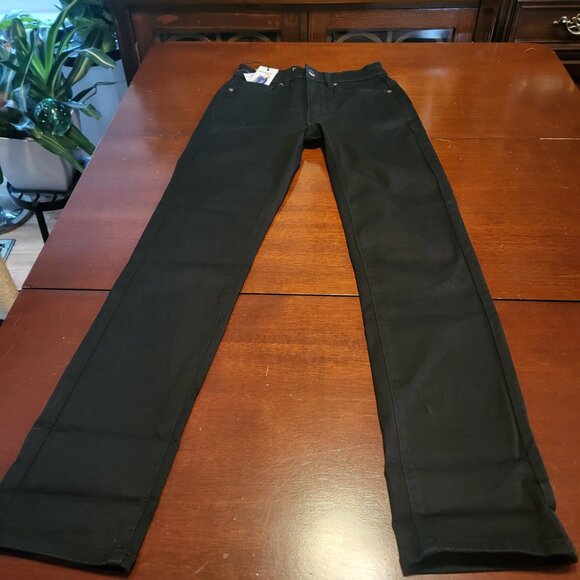 Parasuco Highrise Stretch Jeans Black Size 4 Comfort Spandex Skinny Jeans - Picture 2 of 7